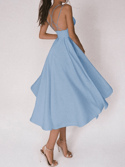 Women's Elegant Strappy Halter Dress