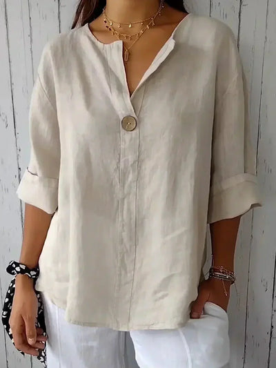 Rebecca | Casual V-Neck Blouse