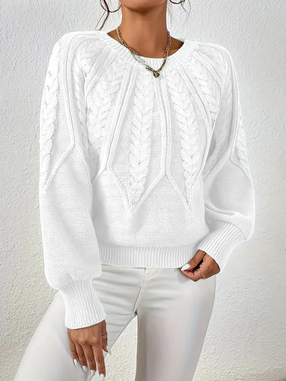 Lila™ | Luxe Cable-Knit Pullover