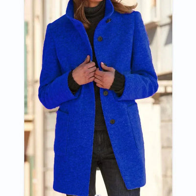 Anastasia – Long-Sleeved Coat with Windbreaker