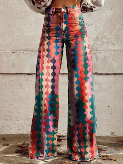 Amelia™ | Wide Floral Pants