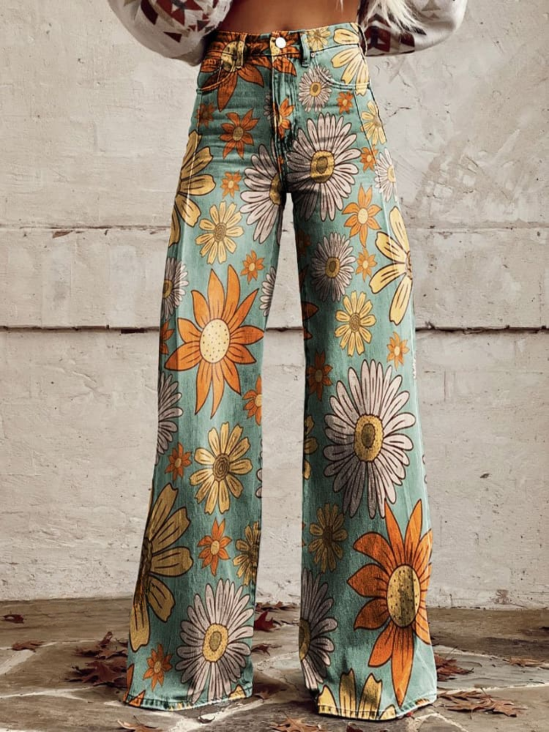 Amelia™ | Wide Floral Pants