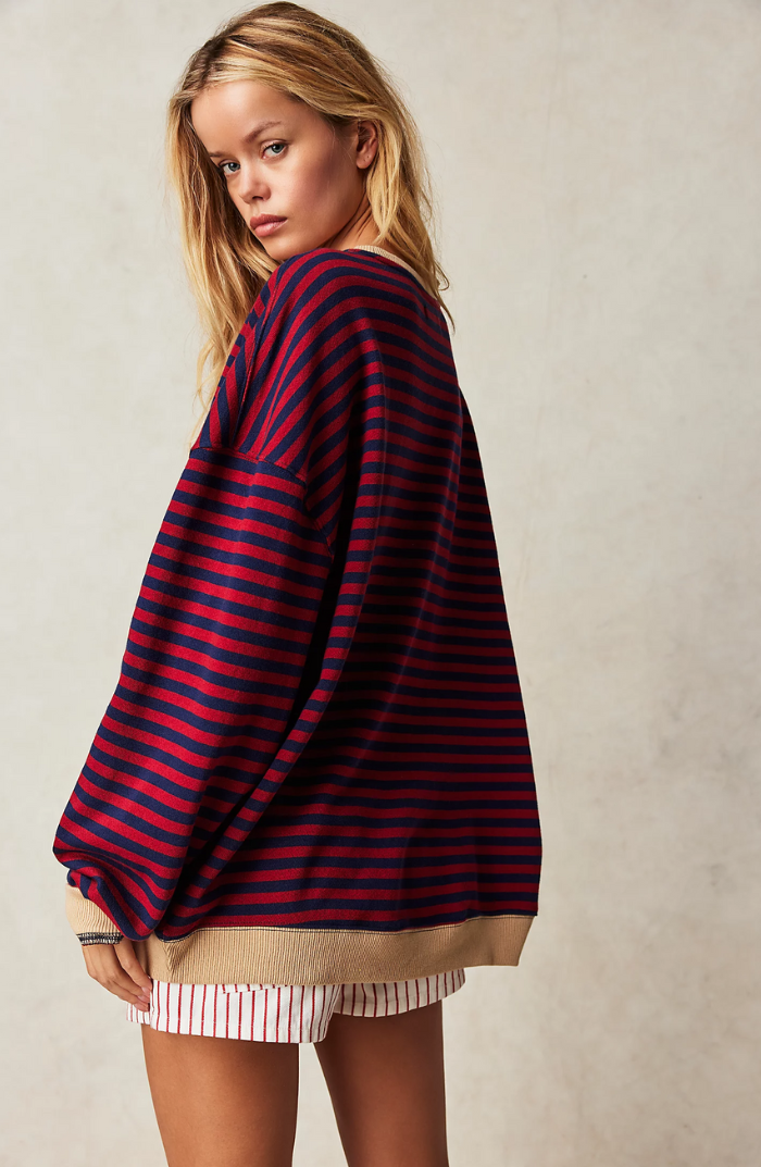 Anais™ | Striped Casual Knit Sweater