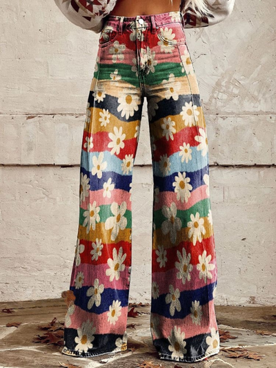 Amelia™ | Wide Floral Pants