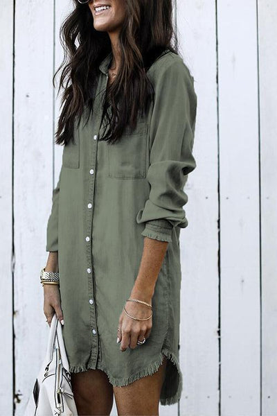 Emily™ Denim Shirt Dress