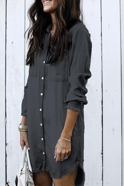 Emily™ Denim Shirt Dress