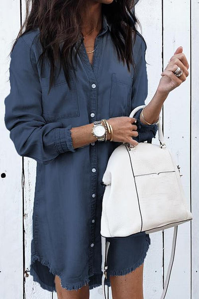 Emily™ Denim Shirt Dress