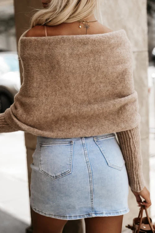 Emma/ Cozy Dual-Wear Sweater