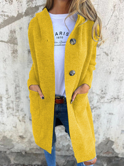 Caroline | Elegant Long Knitted Cardigan