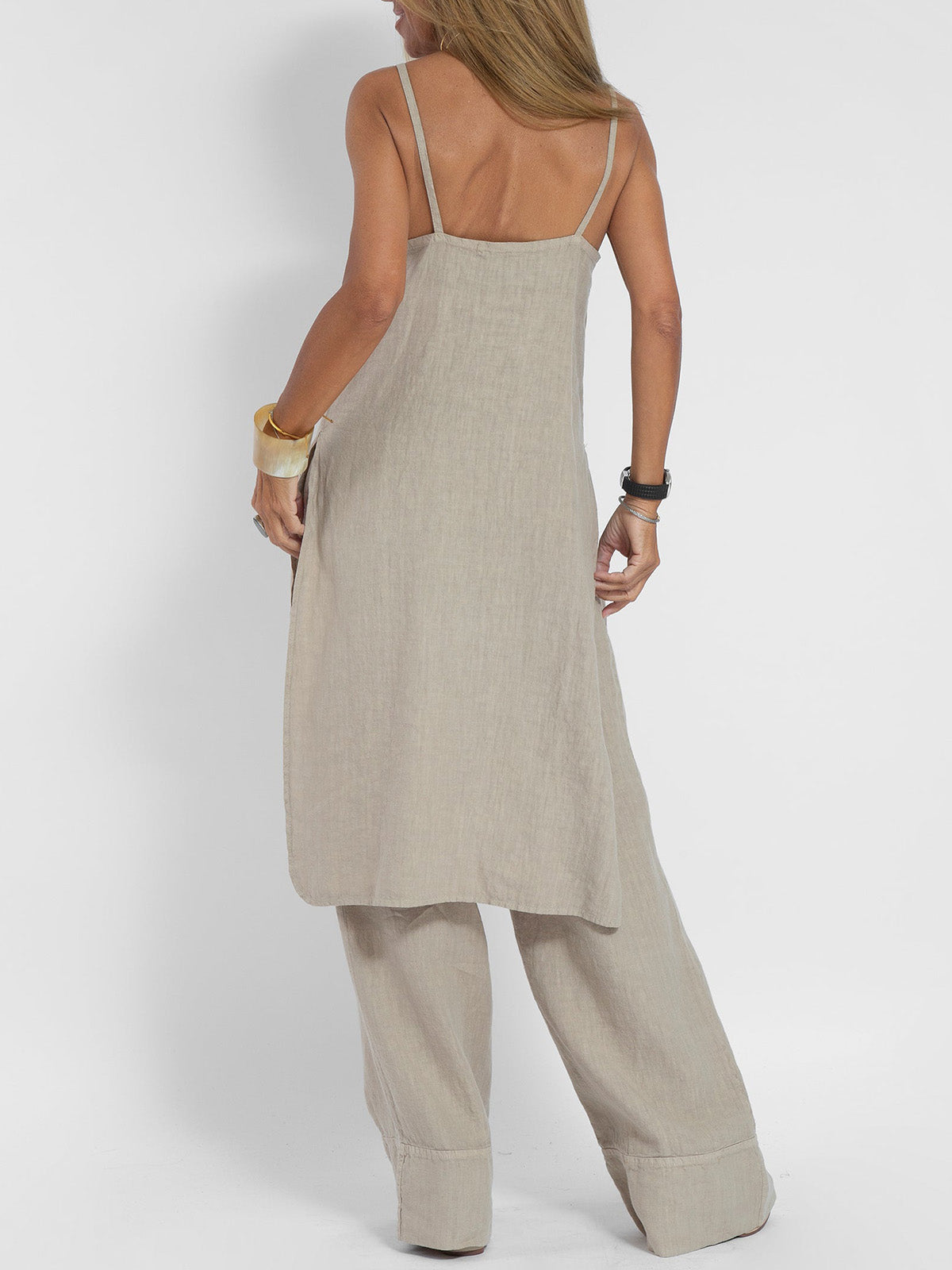 Olivia | Casual Linen Two-Piece Set