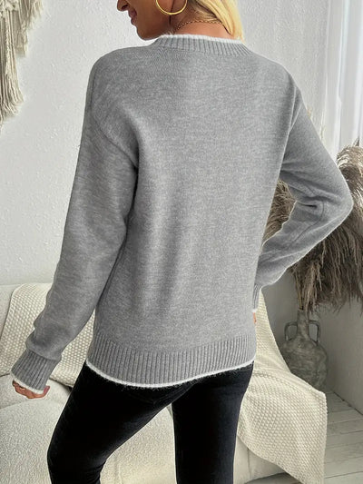 Claudine – Winter Knitted Sweater