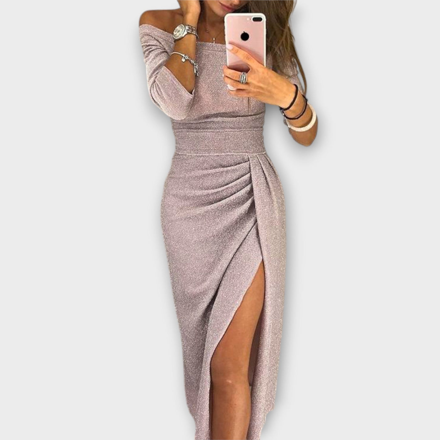 Ariana - Elegant Off-Shoulder Dress
