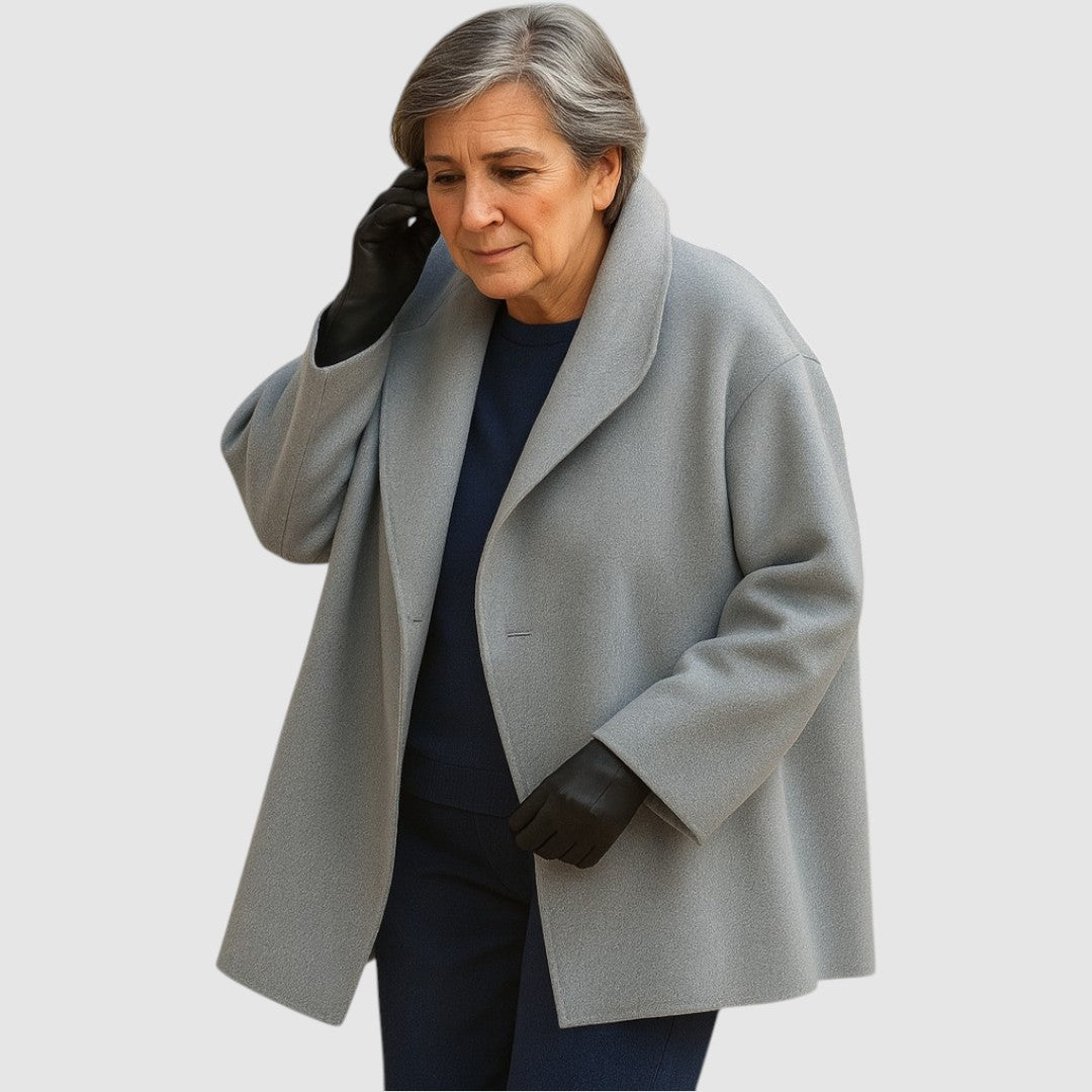 Fabienne – Cashmere Wool Coat Windbreaker