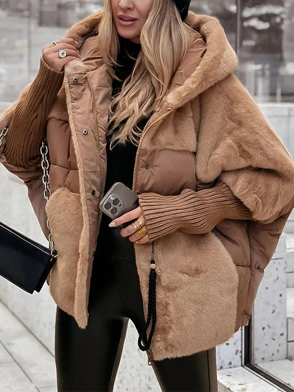 Zoey/ Cozy Layered Winter Jacket