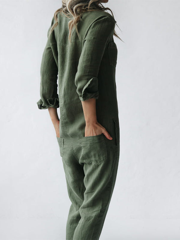 Annah - Jumpsuit with Long Sleeves