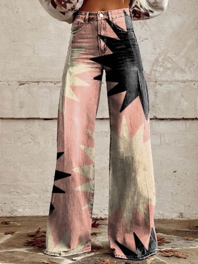 Zarina™ | Geometric Baggy Pants
