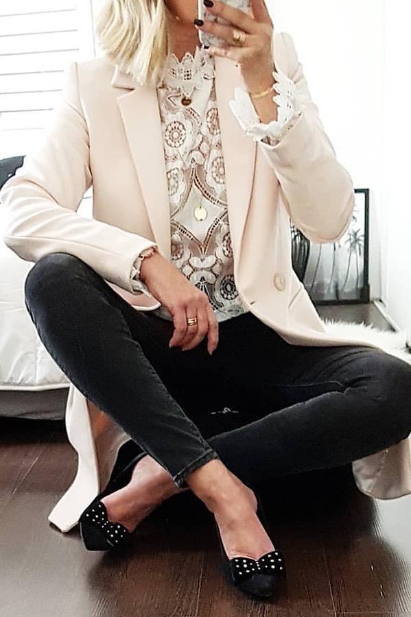 Long Sleeve Lace Top