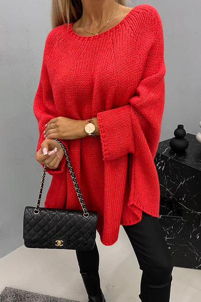 CHANTAL | COMFY KNITTED ROUND NECK SWEATER