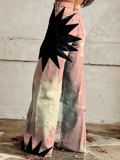 Zarina™ | Geometric Baggy Pants