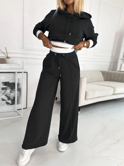 Camila | Relaxed Hoodie & Wide-Leg Pants Set