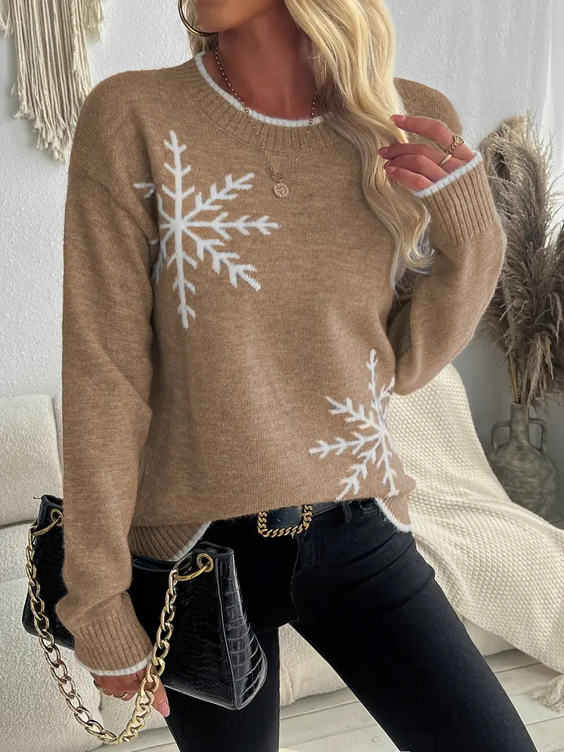Claudine – Winter Knitted Sweater