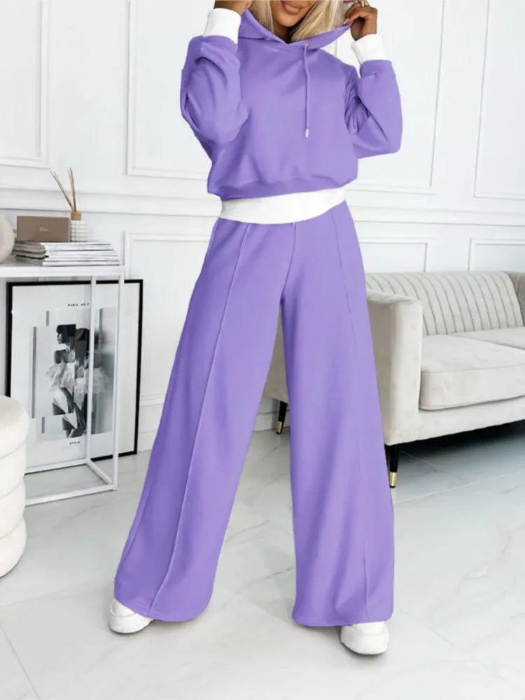Camila | Relaxed Hoodie & Wide-Leg Pants Set