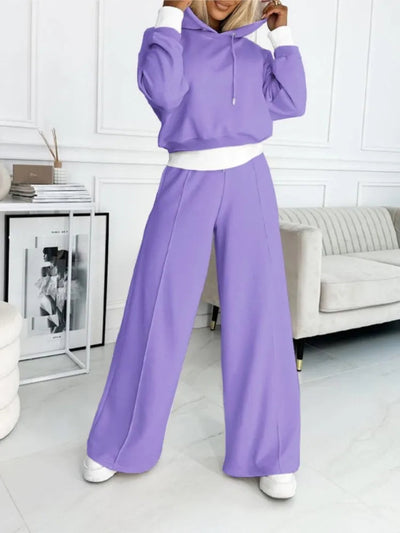 Camila | Relaxed Hoodie & Wide-Leg Pants Set