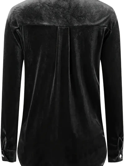 Maelis – Long Sleeve Shirt With Front Pockets