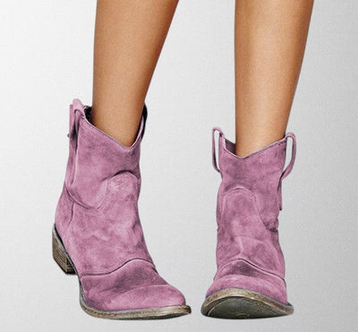 Olivia – Suede ankle boots