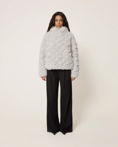 Ava/ Luxe Faux Lambswool Pullover