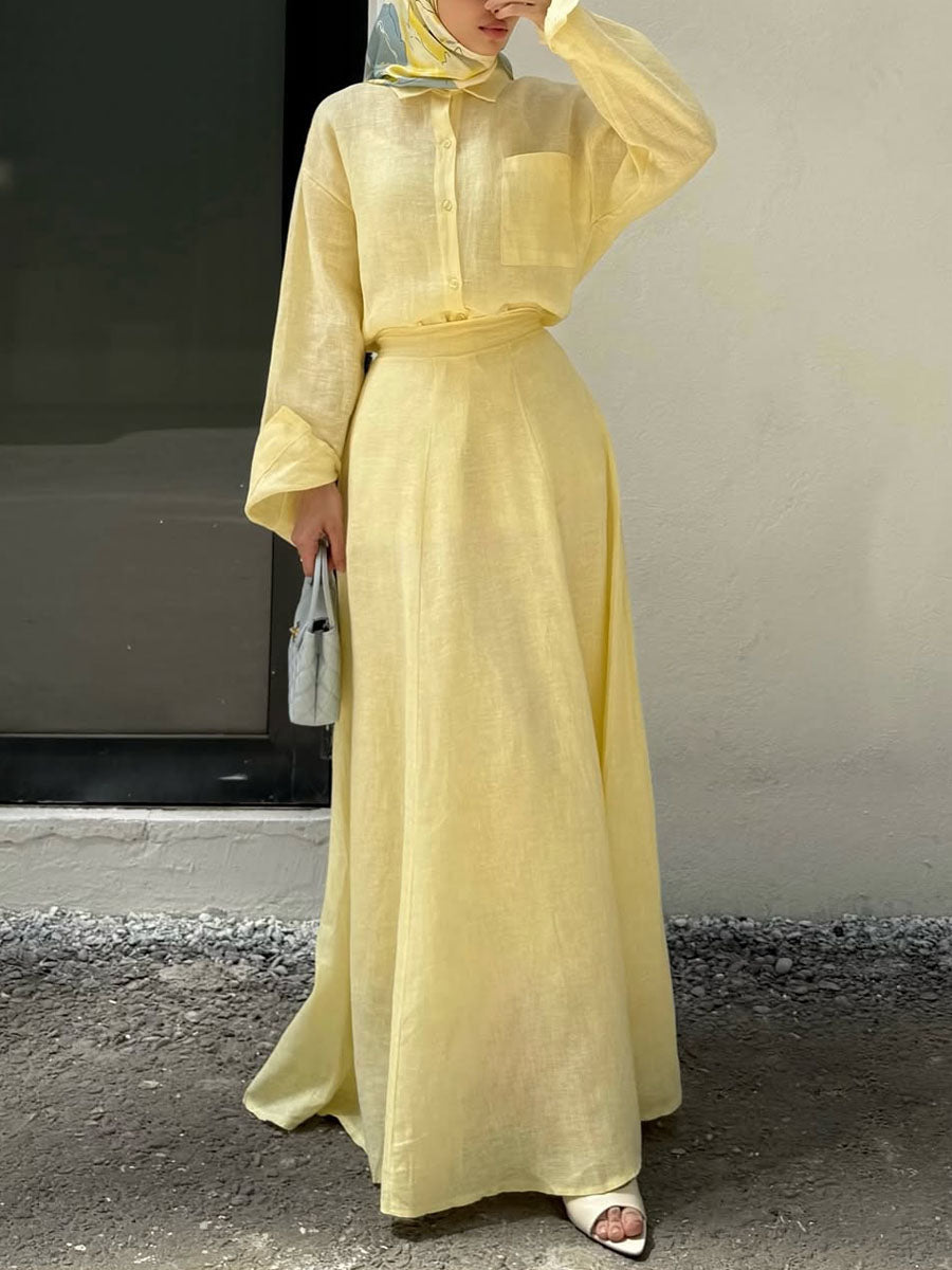 Alvinea – Two-Piece Linen Set