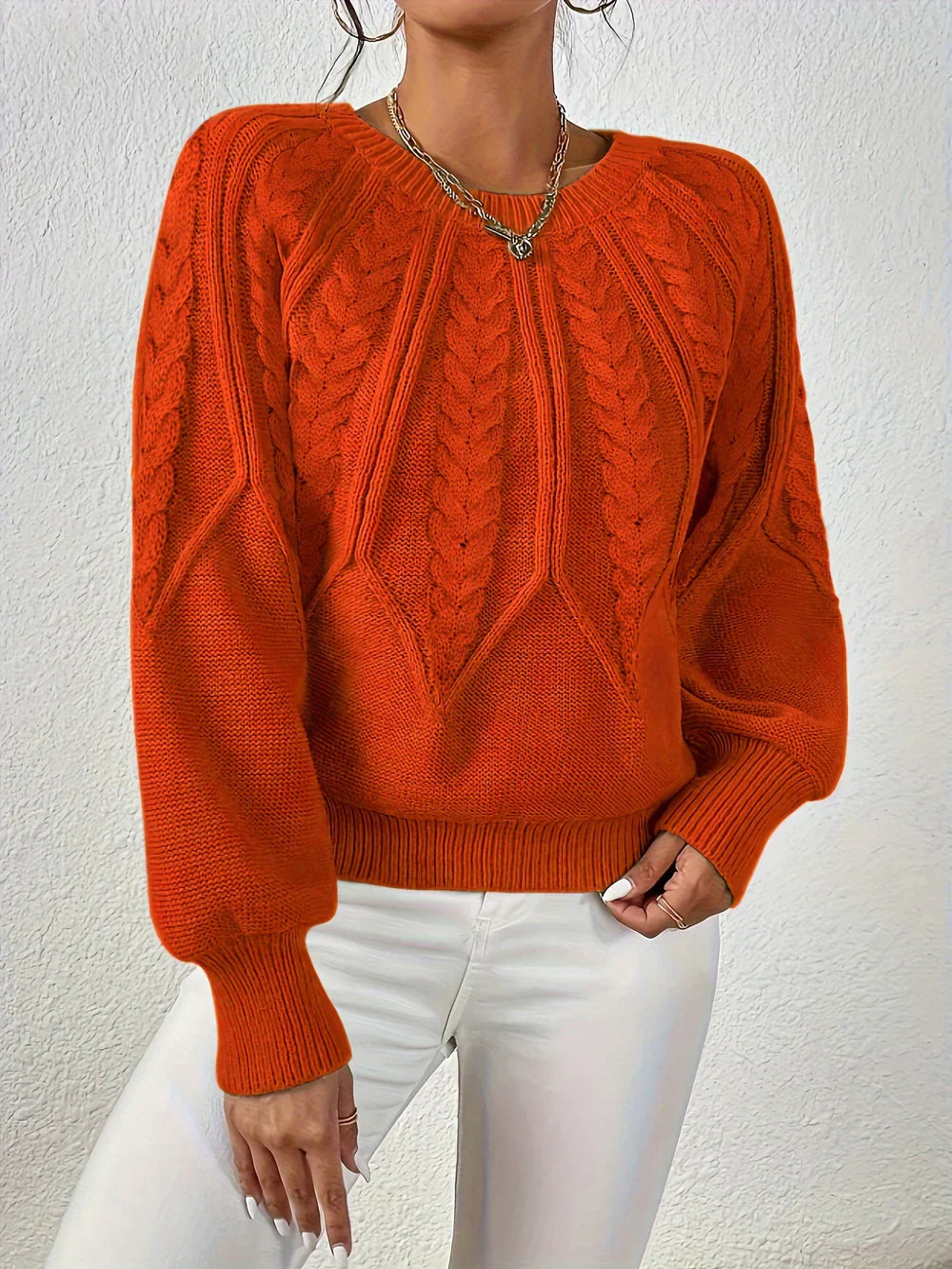 Lila™ | Luxe Cable-Knit Pullover