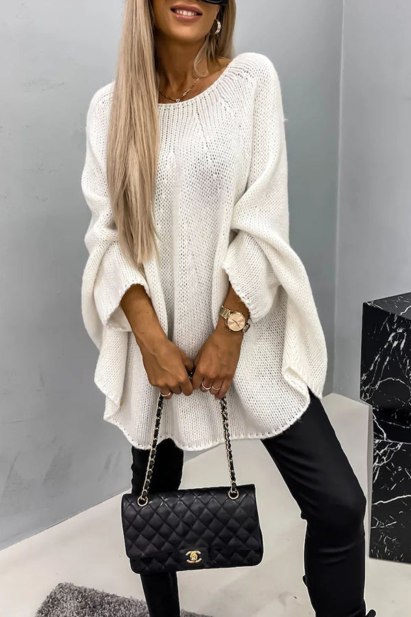 CHANTAL | COMFY KNITTED ROUND NECK SWEATER