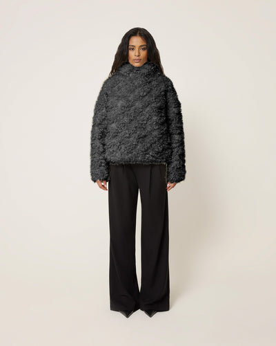 Ava/ Luxe Faux Lambswool Pullover