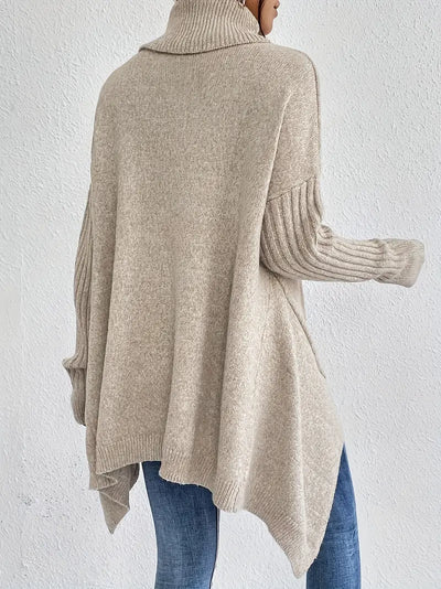 Myrelle – Casual Long Sleeve High Neck Sweater