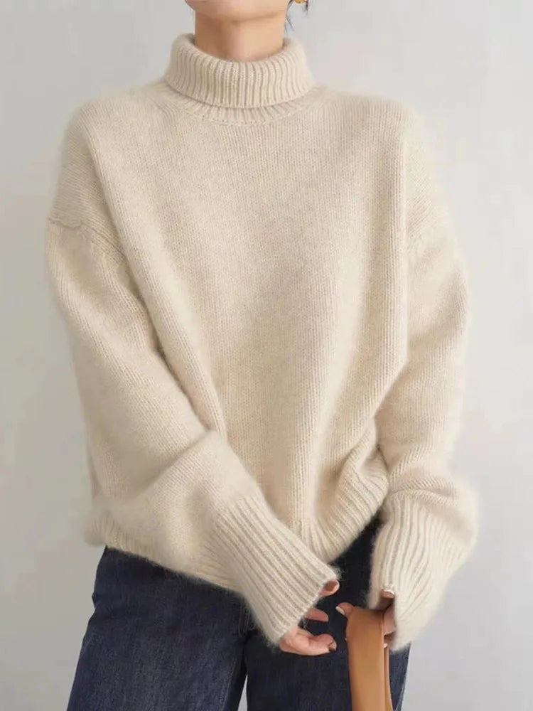 Naomi | Cashmere Roll Neck