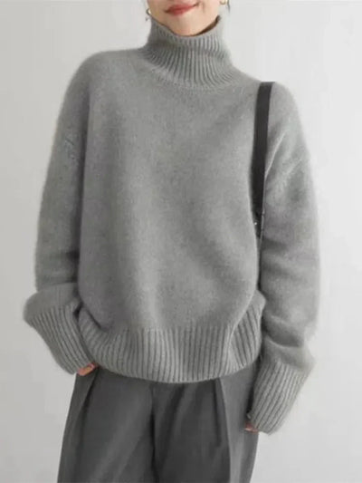 Celina – Comfortable Soft Knit Turtleneck Sweater