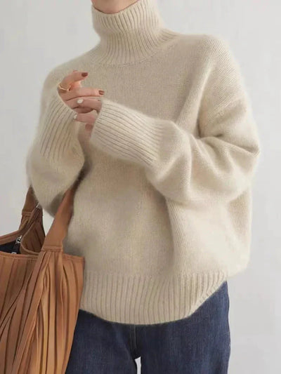 Celina – Comfortable Soft Knit Turtleneck Sweater