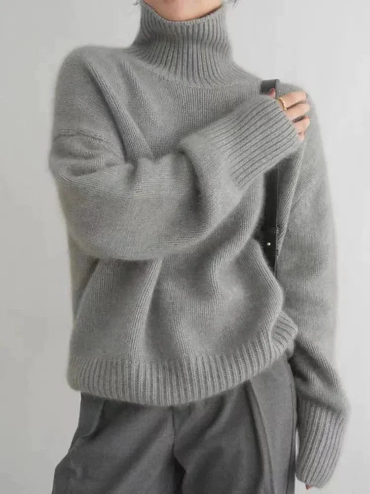Celina – Comfortable Soft Knit Turtleneck Sweater