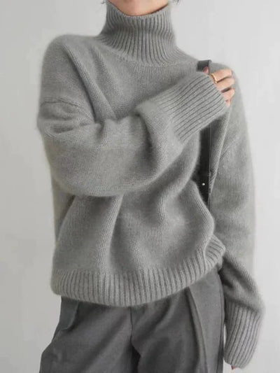 Celina – Comfortable Soft Knit Turtleneck Sweater