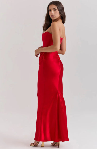 Mayla - Strapless Elegant Maxi Dress