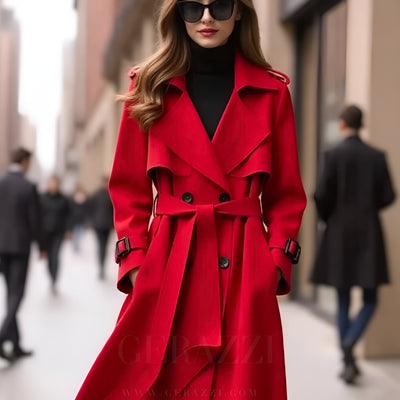 Madeleine – Elegant Autumn Trench Coat