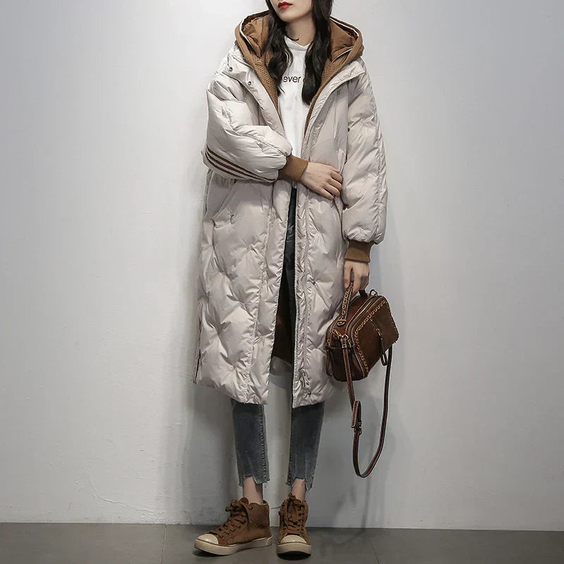 Naomi| Oversized Quilted Down Jacket