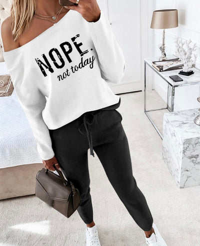 Lily/ Nope Not Today Top & Jogger Set