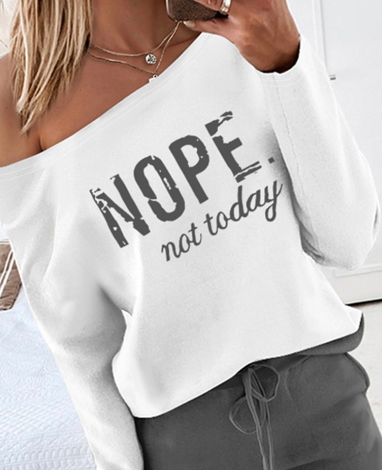 Lily/ Nope Not Today Top & Jogger Set