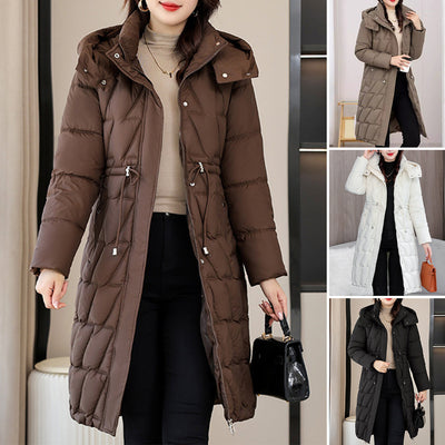 Eleanor| Quilted Winter Coat with Hood