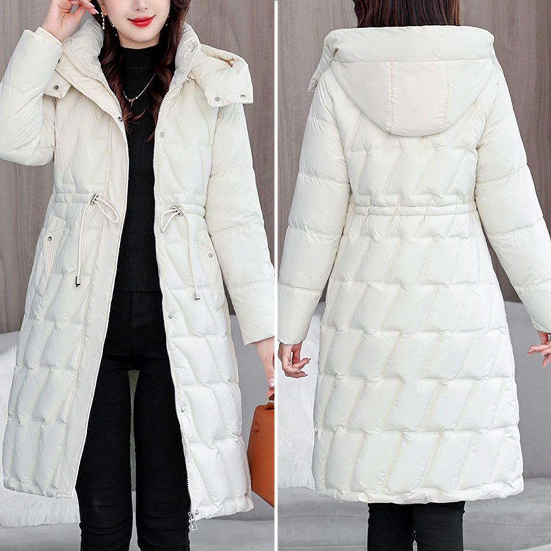 Eleanor| Quilted Winter Coat with Hood