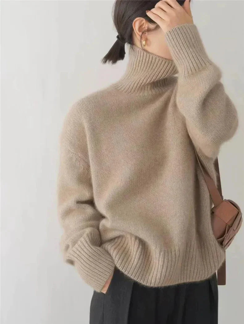 Celina – Comfortable Soft Knit Turtleneck Sweater
