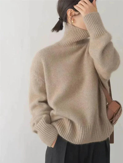 Celina – Comfortable Soft Knit Turtleneck Sweater