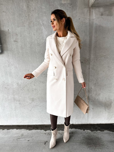 Nora | Classic Double-Breasted Coat